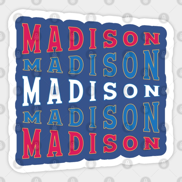 NATIONAL TEXT ART USA MADISON Sticker by LAVA-ROMA-NOVA